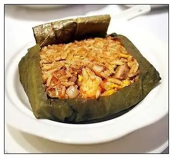 鲜虾荷叶饭